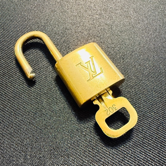 Louis Vuitton Gold Padlock Key Set #302 - Picture 2 of 6